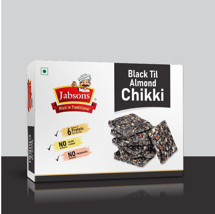 Black Til & Almond Chikki