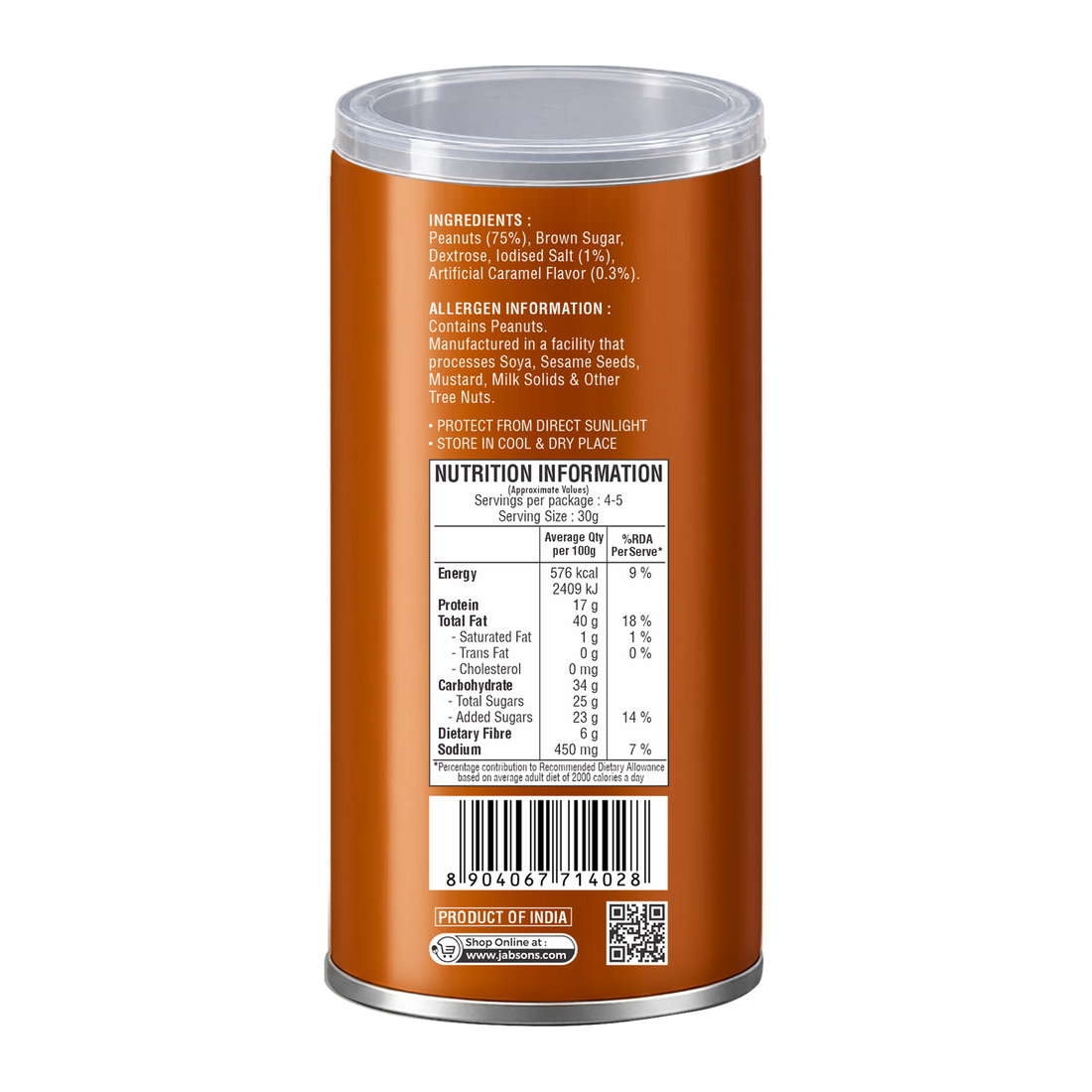 Salted Caramel Coated Peanuts
