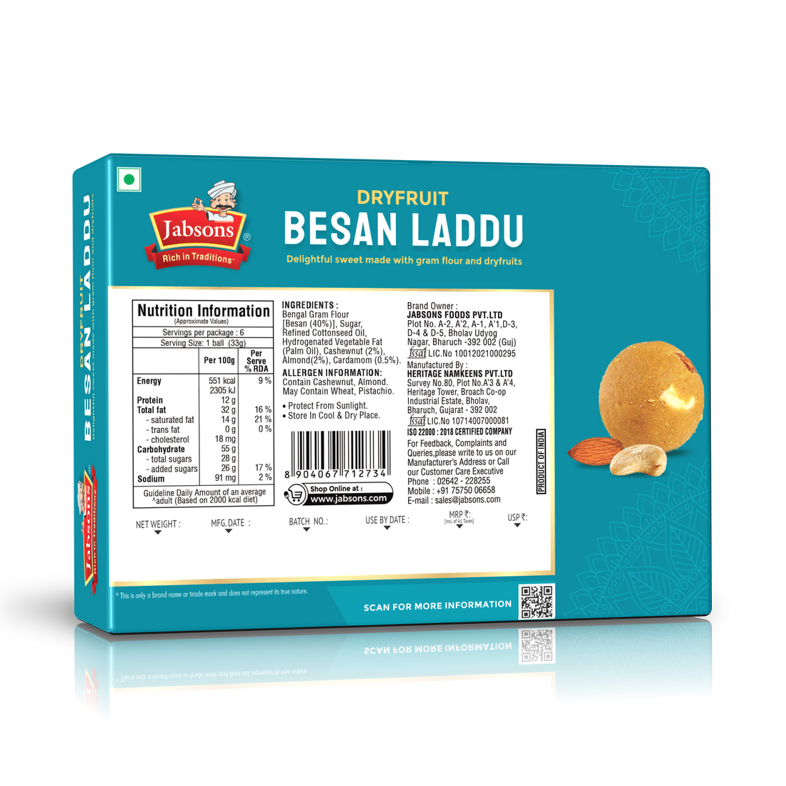 Dryfruit Besan Laddu