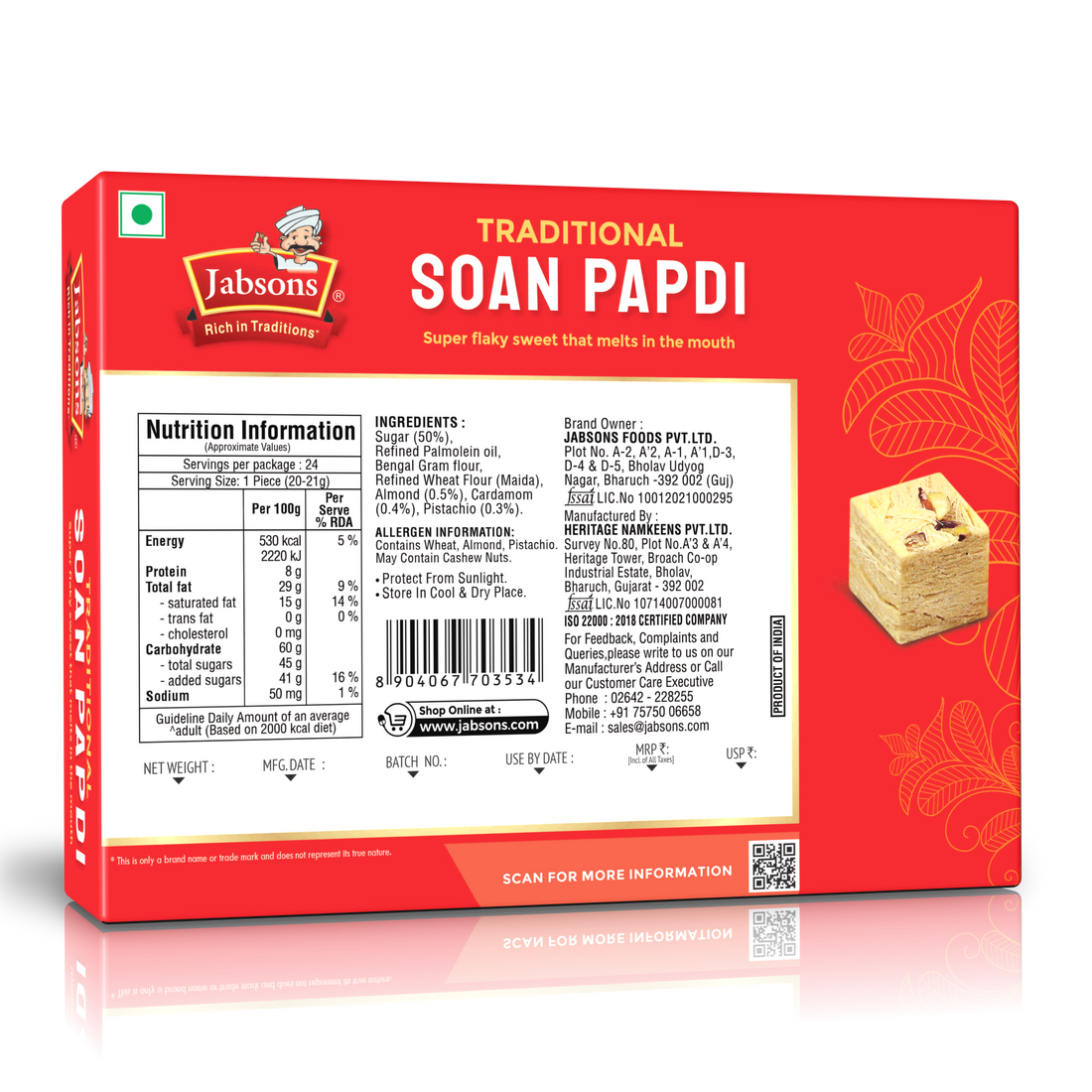 Soan Papdi-Traditional-Box Pack