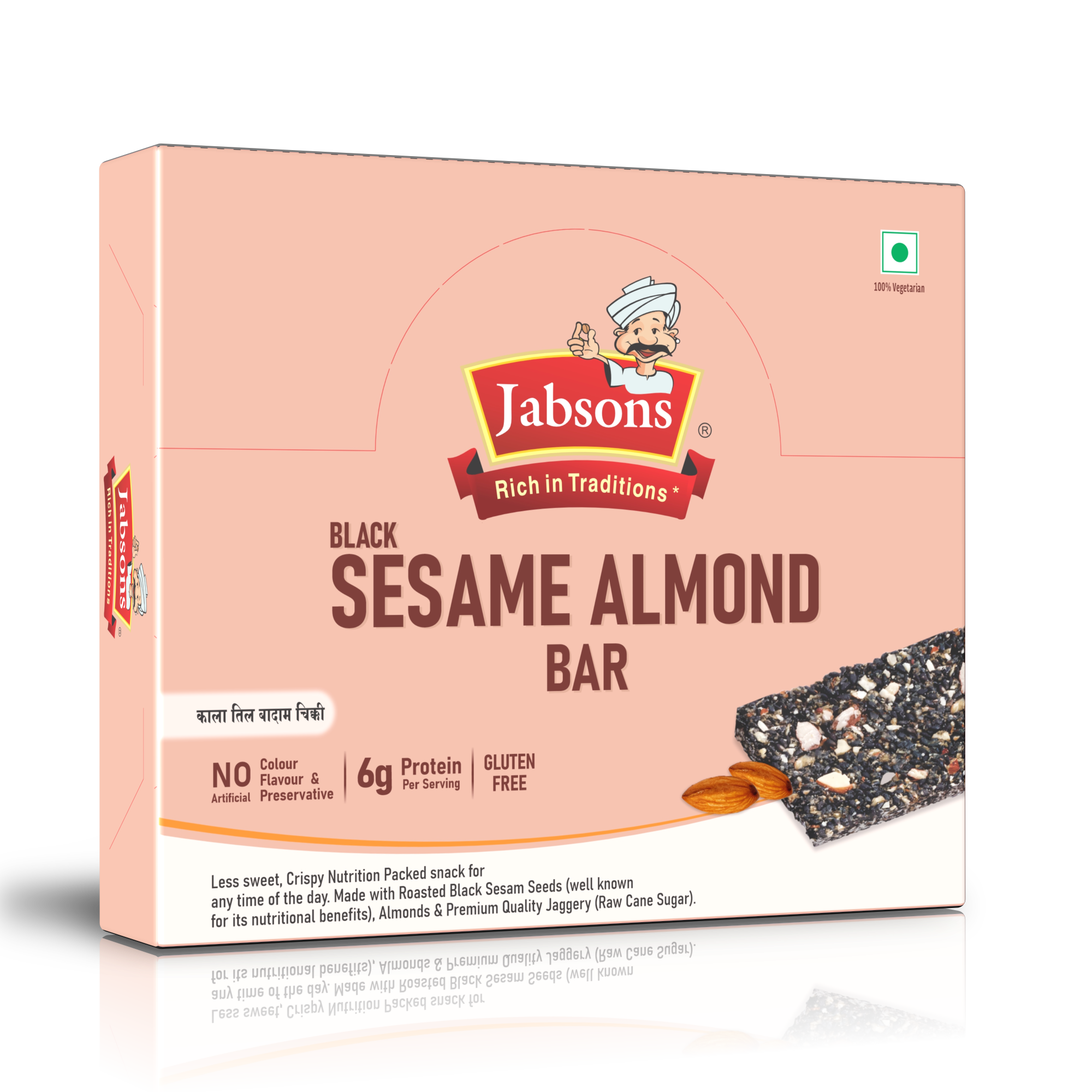 Black Sesame Almond Bar