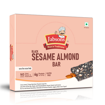Black Sesame Almond Bar