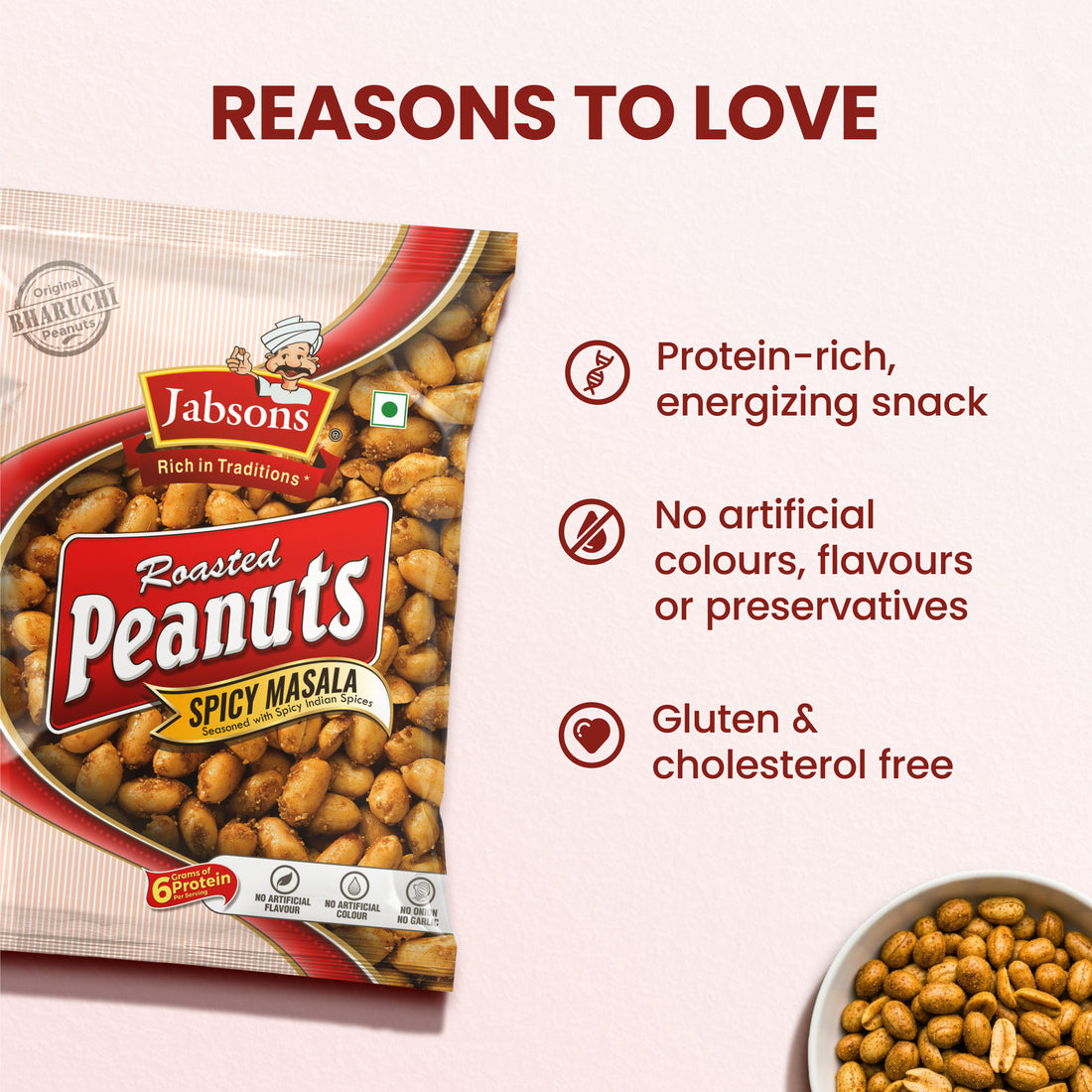 Spicy Masala Roasted Peanuts