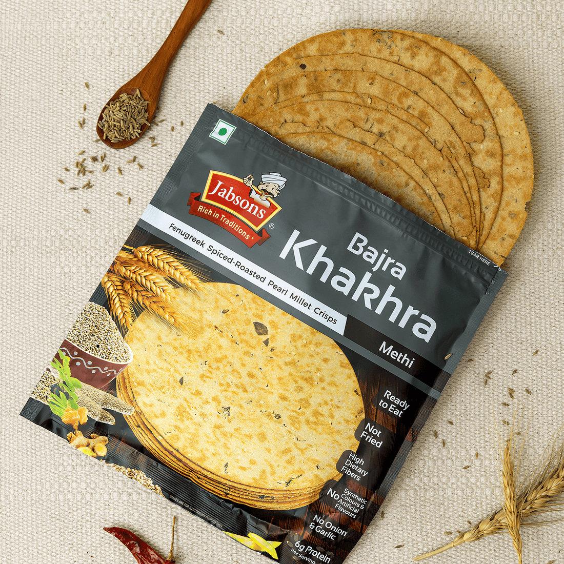 Bajra Methi Khakhra