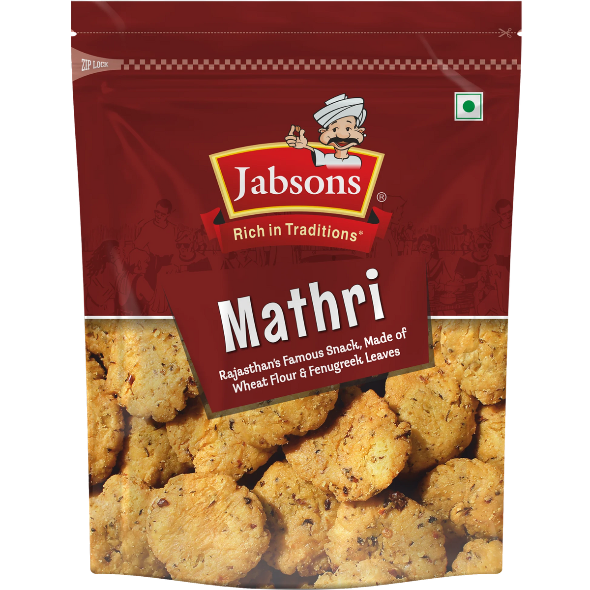 Mathri Wrapper Sticker Design Dry Mathri