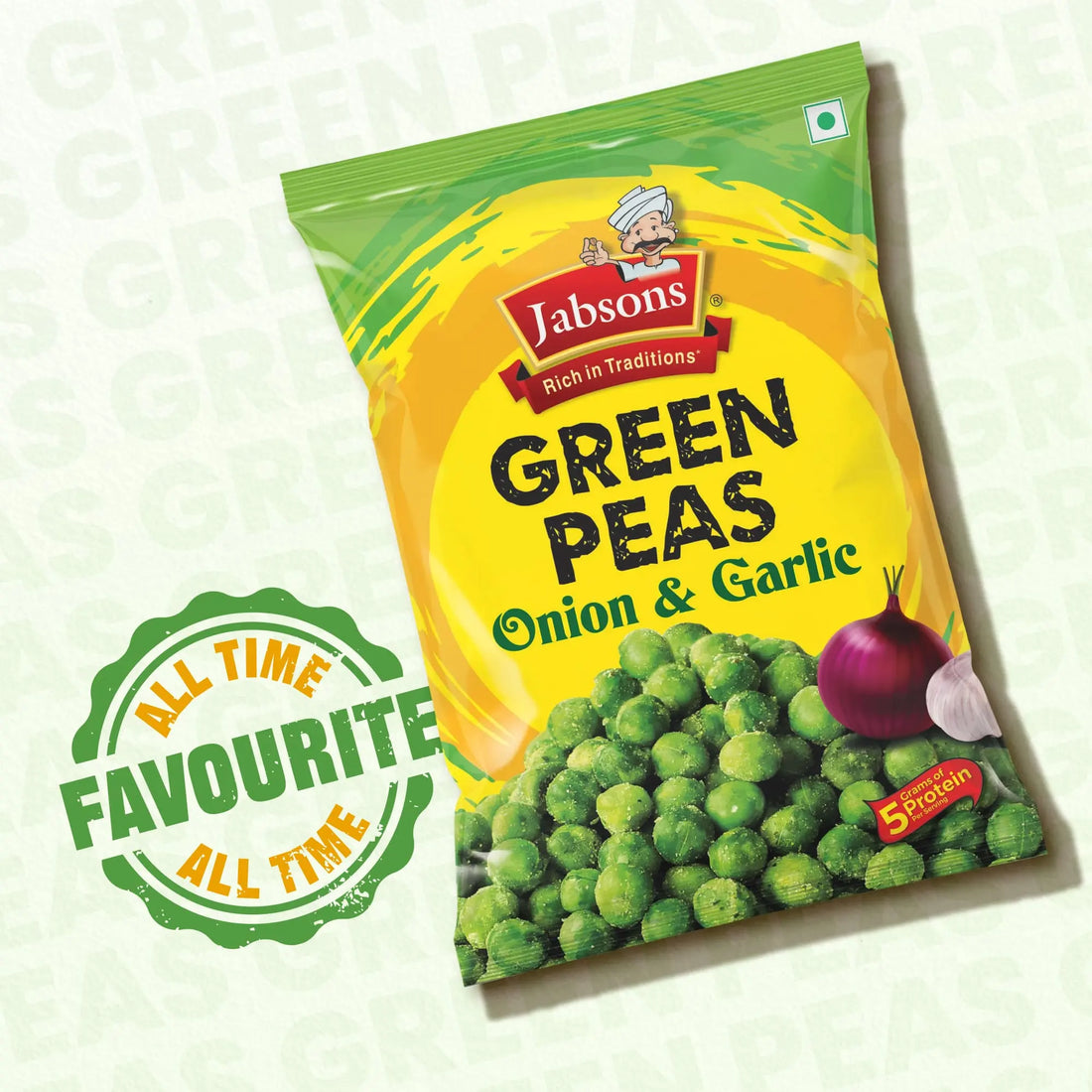 Green Peas Onion Garlic Namkeen