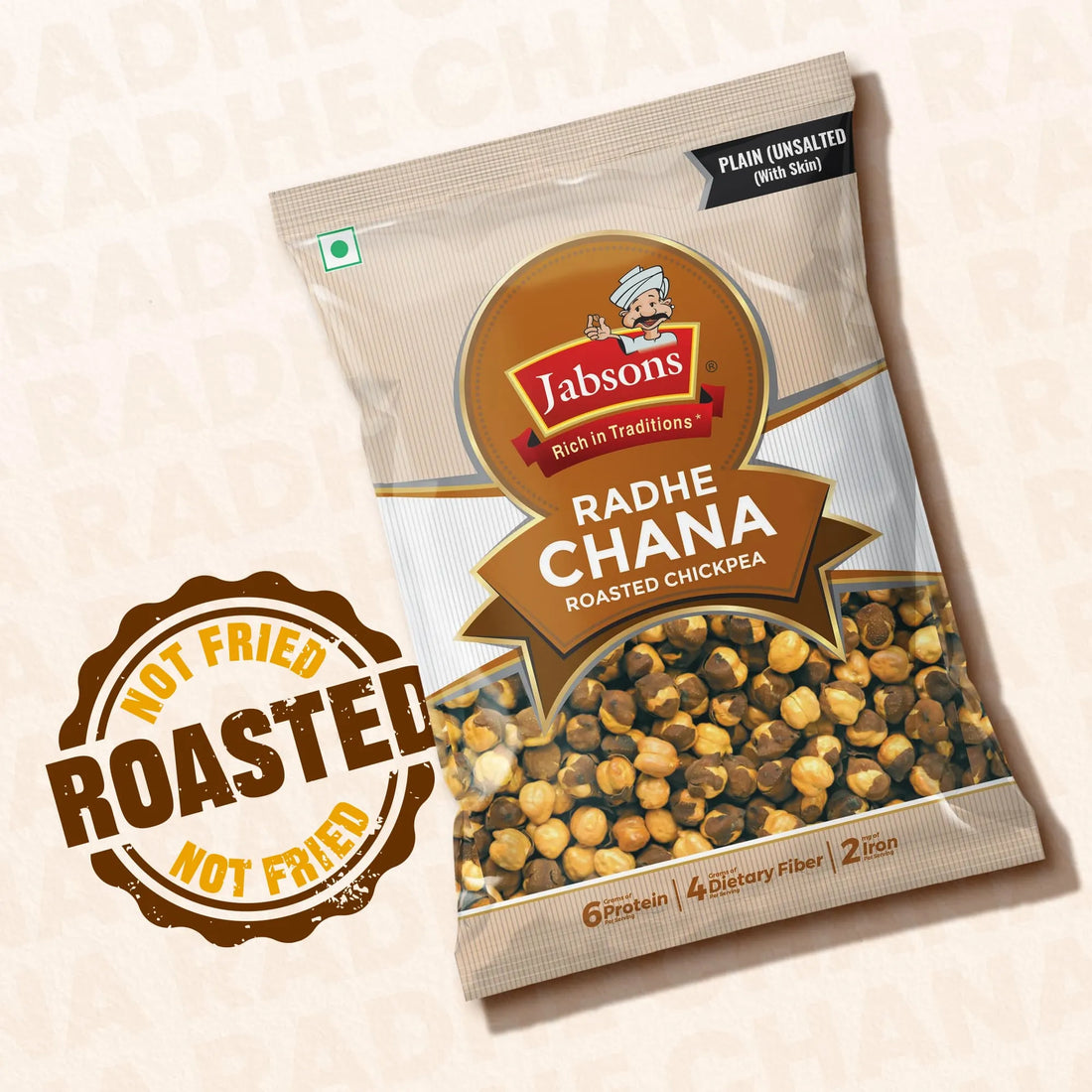 Buy Radhe Plain Roasted Chana