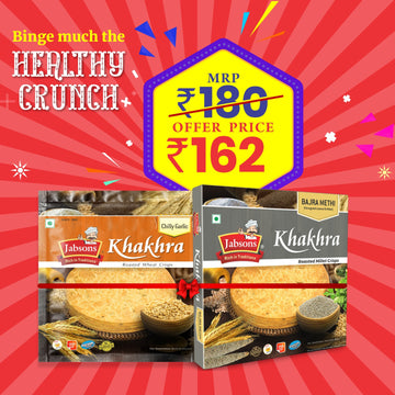 Bajra Methi & Chilly Garlic Khakhra Combo Pack