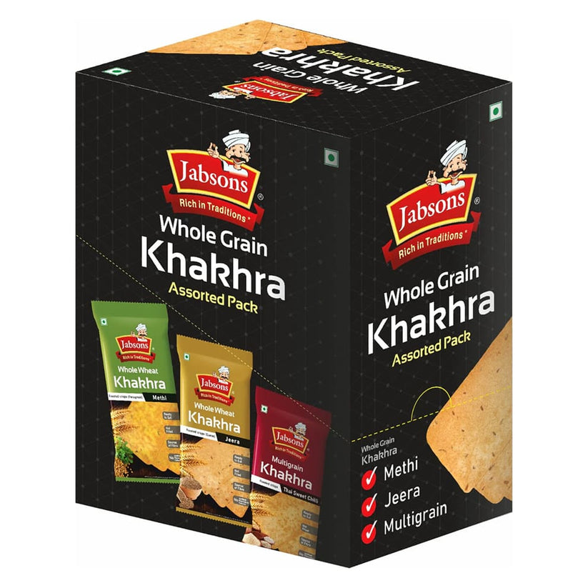 Whole Grain Mobile Khakhra - Assorted Pack