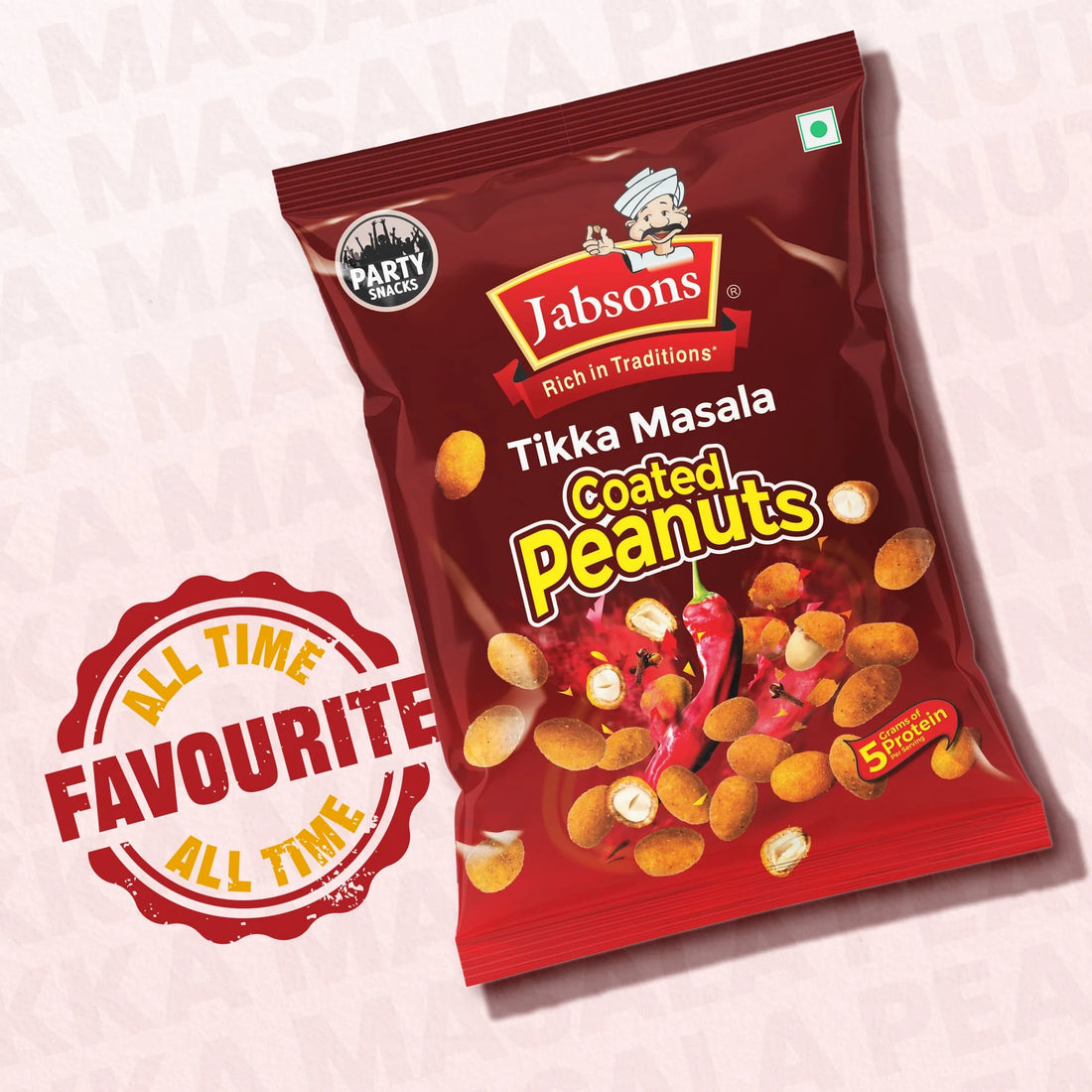 Tikka Masala Coated Peanuts