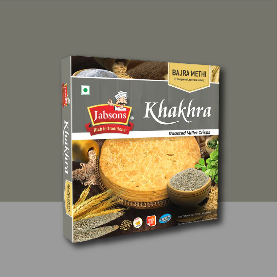 Bajra Methi & Chilly Garlic Khakhra Combo Pack