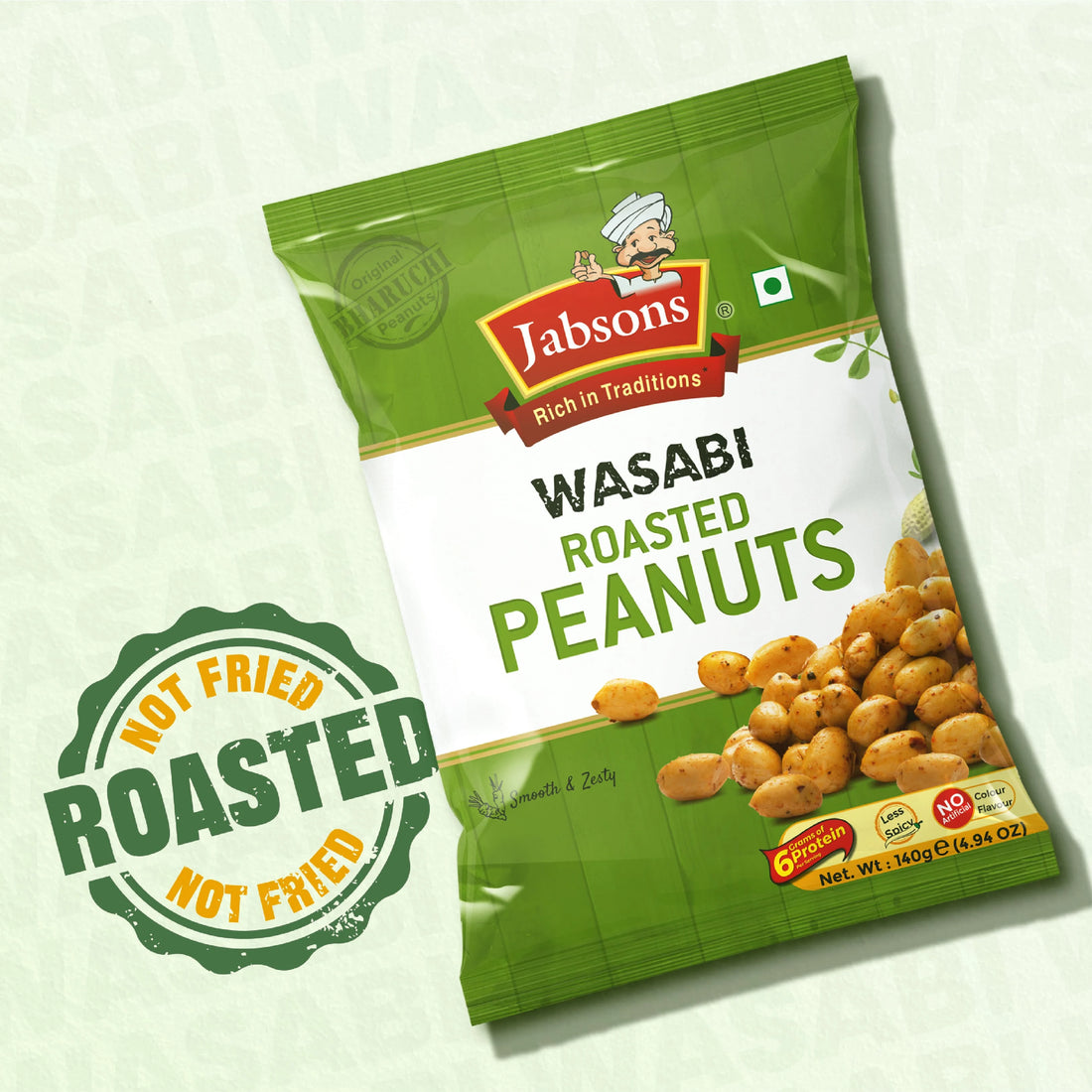 Wasabi Roasted Peanuts