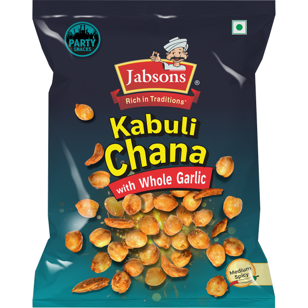 Kabuli Chana With Whole Garlic